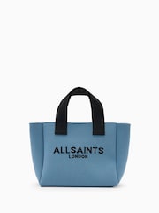 AllSaints Blue Izzy Mini Tote Bag - Image 1 of 6
