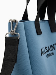 AllSaints Blue Izzy Mini Tote Bag - Image 5 of 6