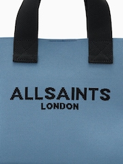 AllSaints Blue Izzy Mini Tote Bag - Image 6 of 6