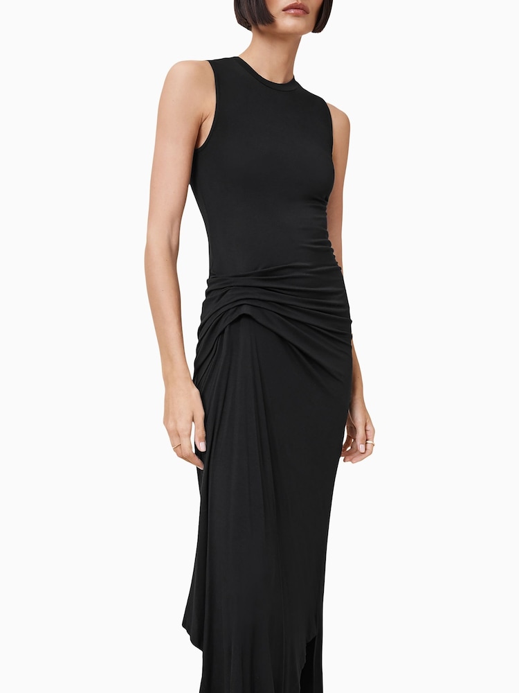 AllSaints Black Rivi Dress - Image 2 of 8