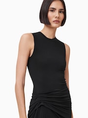 AllSaints Black Rivi Dress - Image 3 of 8