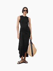 AllSaints Black Rivi Dress - Image 4 of 8
