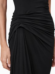 AllSaints Black Rivi Dress - Image 5 of 8