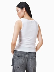 AllSaints White Katarina Tank - Image 2 of 8