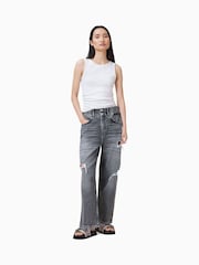 AllSaints White Katarina Tank - Image 3 of 8