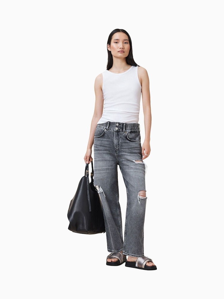 AllSaints White Katarina Tank - Image 4 of 8