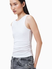AllSaints White Katarina Tank - Image 6 of 8