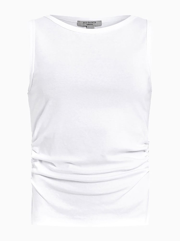 AllSaints White Katarina Tank - Image 8 of 8