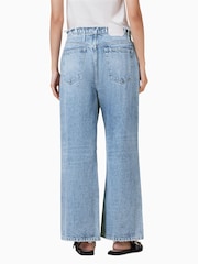 AllSaints Blue Blake Fray Jeans - Image 3 of 6