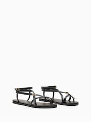 AllSaints Black Tyla Sandals - Image 2 of 5