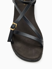AllSaints Black Tyla Sandals - Image 5 of 5