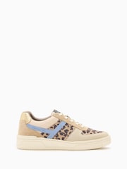 AllSaints Brown Vix Multi Sneakers - Image 1 of 5