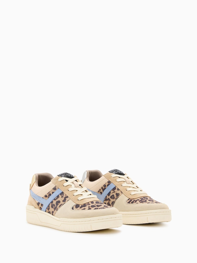 AllSaints Brown Vix Multi Sneakers - Image 2 of 5
