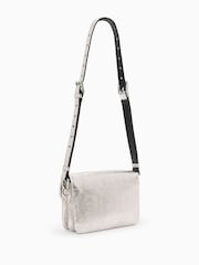 AllSaints Grey Jupiter Cross-Body Bag - Image 2 of 6