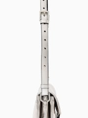 AllSaints Grey Jupiter Cross-Body Bag - Image 4 of 6