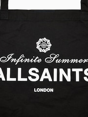AllSaints Black Soleil Graphic Tote Bag - Image 5 of 5