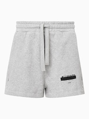 AllSaints Grey Sorri 100% Organic Cotton Sweat Shorts - Image 7 of 7