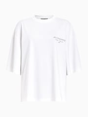 AllSaints White Aroma Amelie 100% Organic Cotton T-Shirt - Image 9 of 9