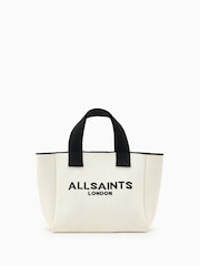 AllSaints White Izzy Mini Tote Bag - Image 1 of 1