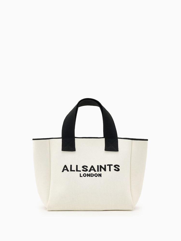 AllSaints White Izzy Mini Tote Bag - Image 1 of 1