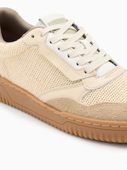 AllSaints Cream Regan Mesh Low Trainers - Image 5 of 5