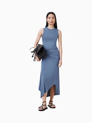 AllSaints Blue Rivi Dress - Image 3 of 7