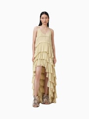 AllSaints Cream Cavarly Dress - Image 4 of 8