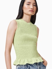 AllSaints Green Ode 100% Organic Cotton Tank - Image 1 of 6