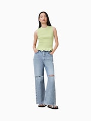 AllSaints Green Ode 100% Organic Cotton Tank - Image 2 of 6