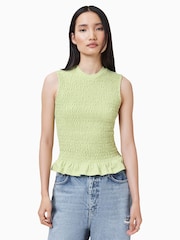 AllSaints Green Ode 100% Organic Cotton Tank - Image 3 of 6