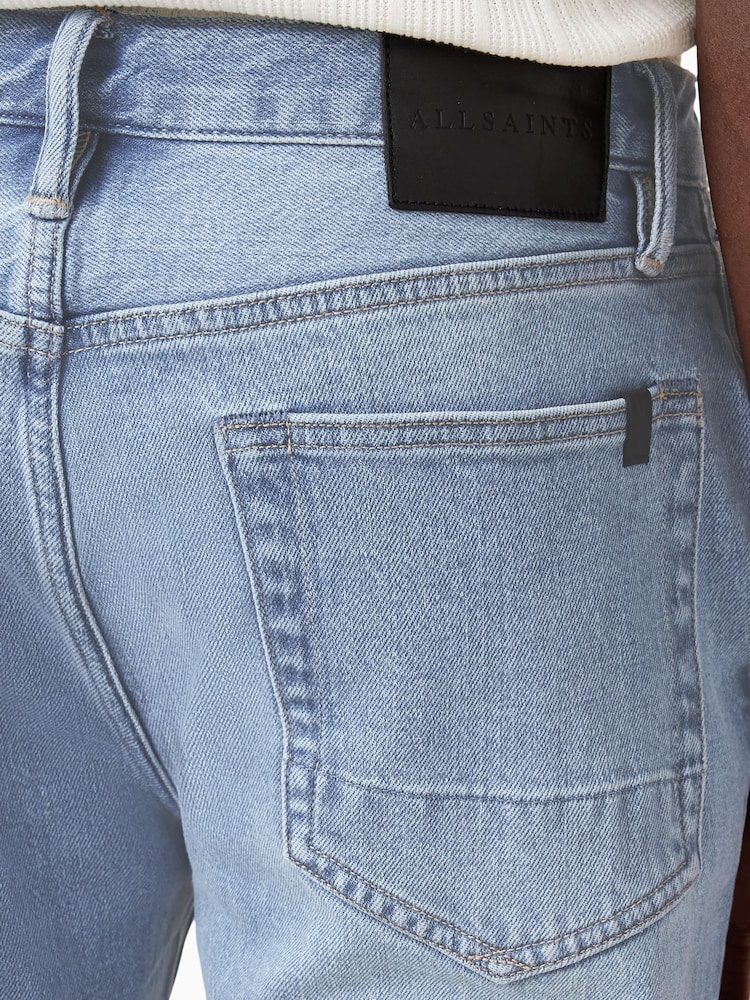 AllSaints Blue Light Iggy Jeans - Image 4 of 10