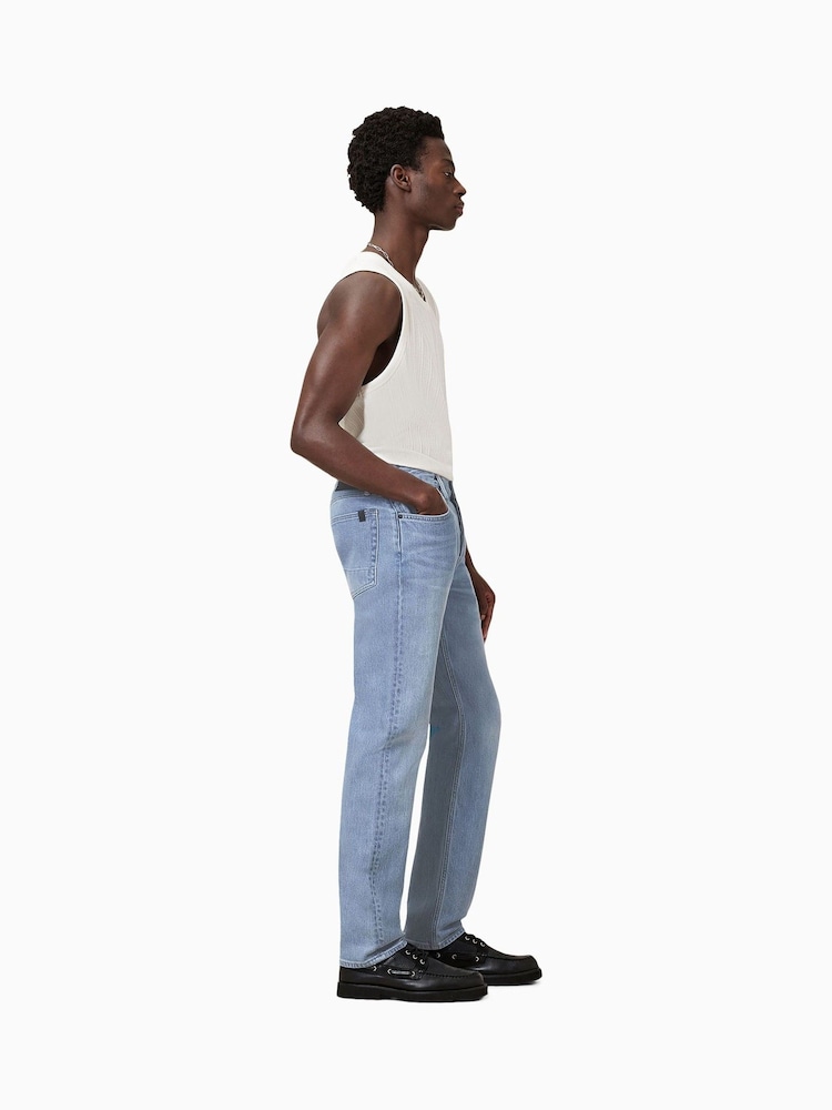 AllSaints Blue Light Iggy Jeans - Image 5 of 10