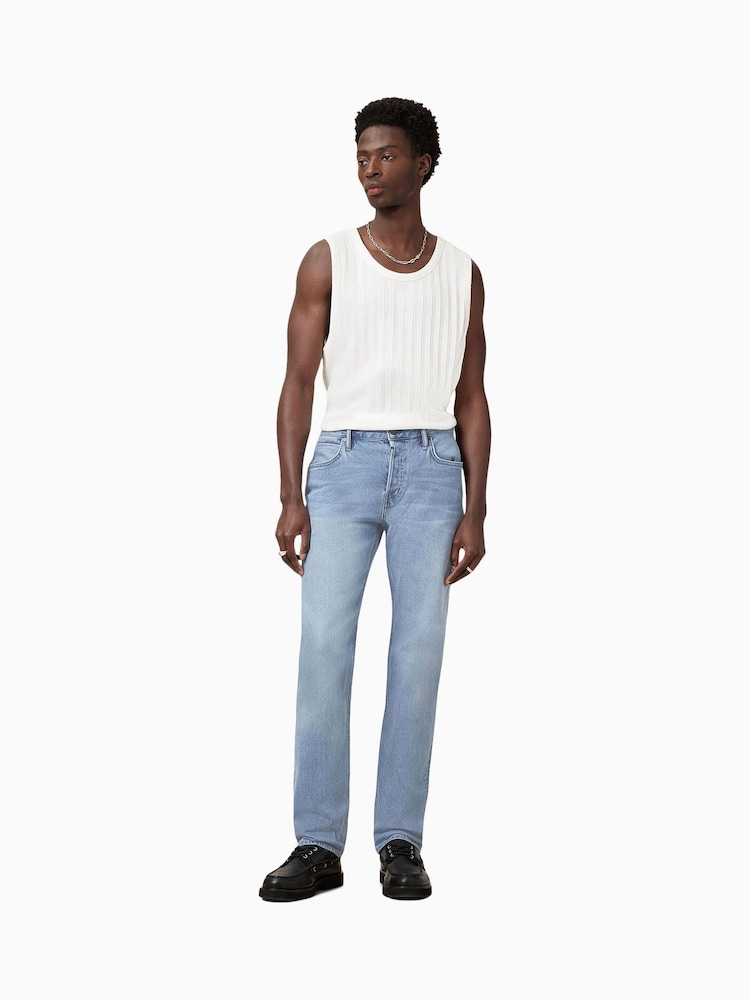 AllSaints Blue Light Iggy Jeans - Image 6 of 10