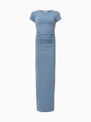 Синий - Платье с короткими рукавами Allsaints Katarina - Изображение 5 из 5