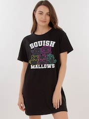 Brands In Black Women Squishmallows Team Nightdress - Image 1 of 4