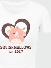 Brands In White Womens Squishmallows Howland Cow 100% Cotton Crop Top - Image 4 of 4