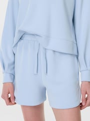 Sweaty Betty Blue Sand Wash Cloud Weight HW Shorts - Image 1 of 6