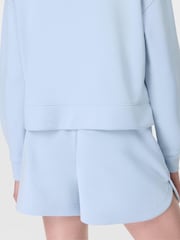 Sweaty Betty Blue Sand Wash Cloud Weight HW Shorts - Image 4 of 6