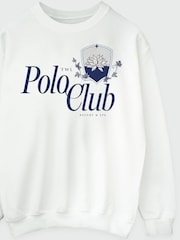 Brands In White Lotus Polo Club Women White Sweatshirt - Image 4 of 4