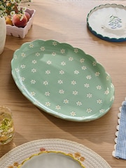 Sage Green Maisie Floral Platter - Image 2 of 5