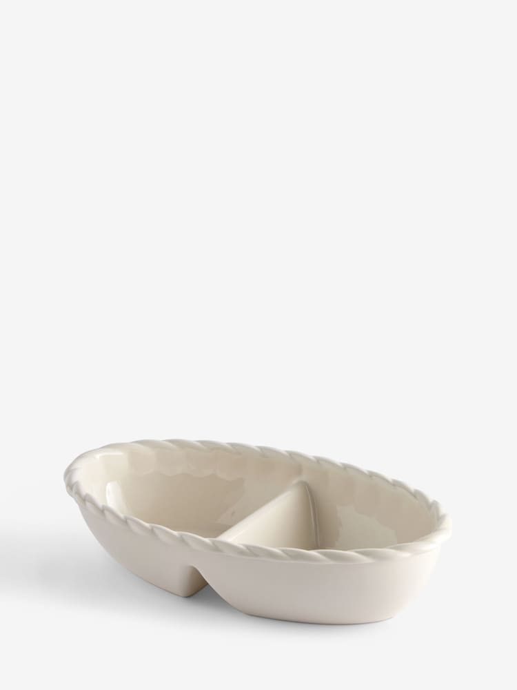 Natural Twist 2 Part Serve Dish - Image 4 of 4