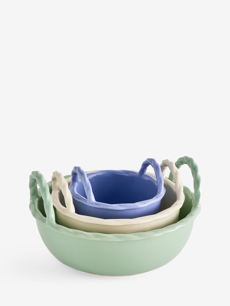 Conjunto de 3 tigelas empilháveis Twist para petiscos - Imagem 4 de 4 Conjunto de 3 tigelas empilháveis Twist para petiscos - Imagem 4 de 4