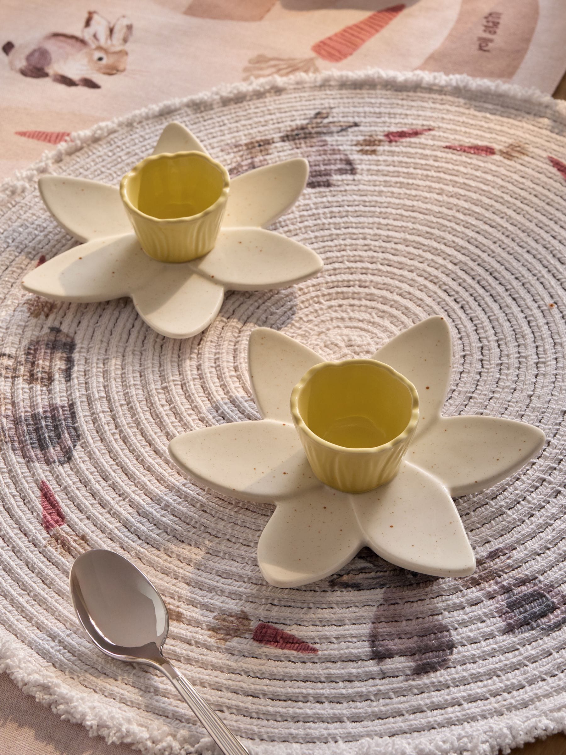 Buy Natural Spring Daffodil Flower Egg Cups from Next USA