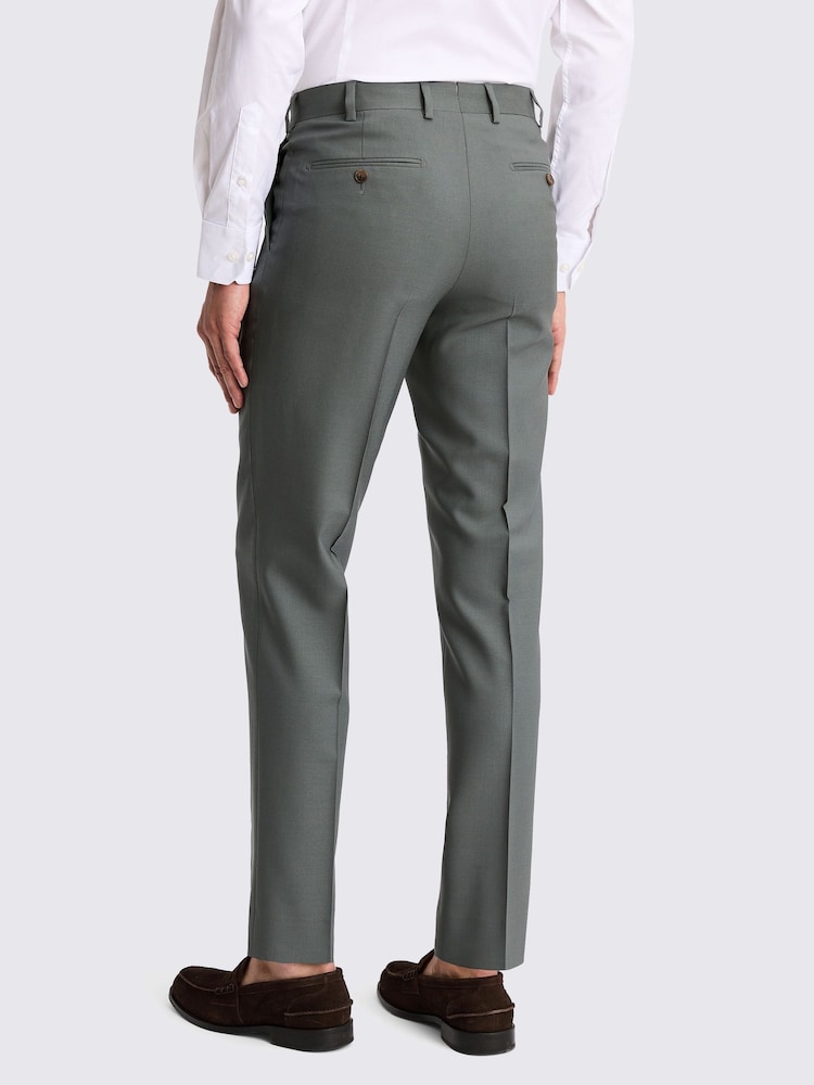 MOSS Grey Tailored Fit Italian Trousers - Image 2 of 3