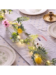 Lights4fun 1.5m Pre Lit Spring Flower Garland - Image 1 of 4