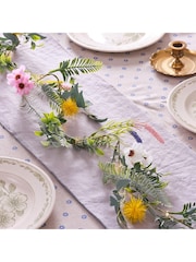 Lights4fun 1.5m Pre Lit Spring Flower Garland - Image 2 of 4