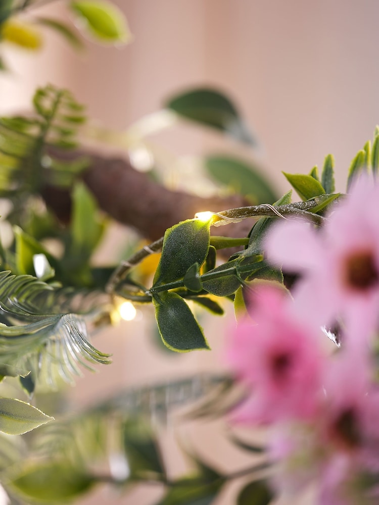 Buy Lights4fun 1.5m Pre Lit Spring Flower Garland from the Next UK ...