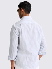 MOSS Blue Sky Bengal Stripe Shirt - Image 2 of 5
