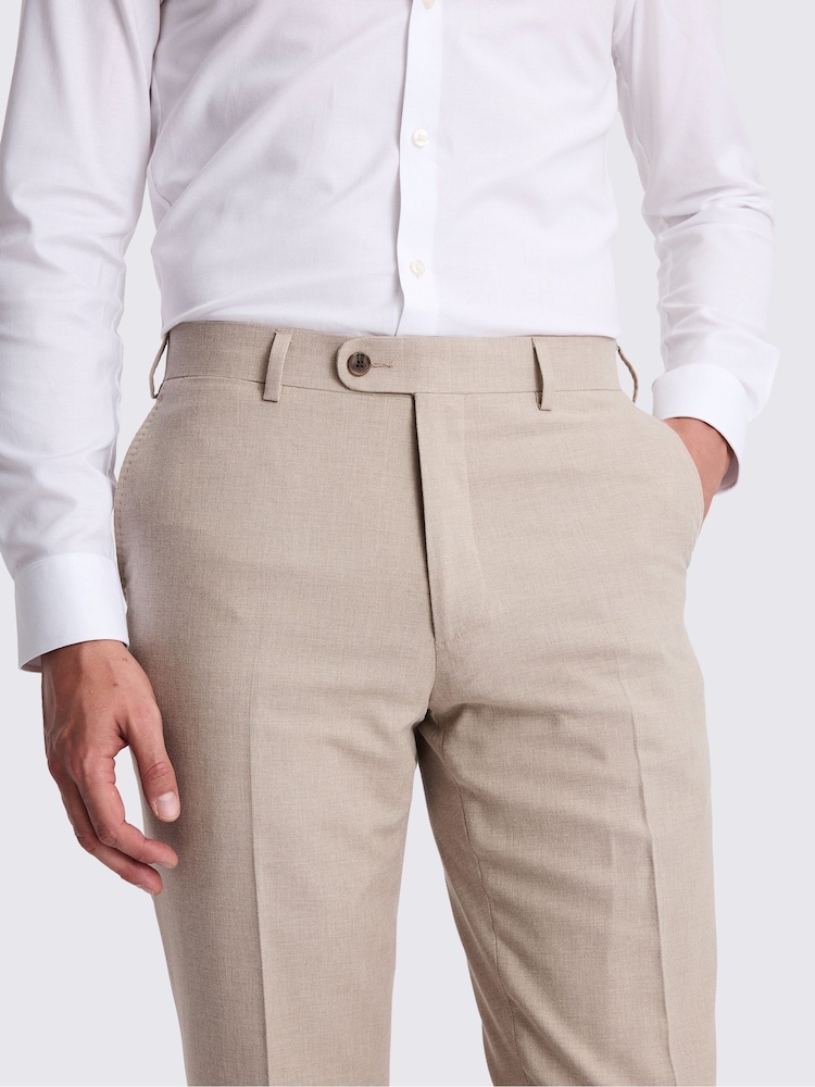 MOSS Natural Tailored Fit Trousers - Image 3 of 3