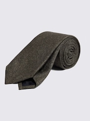MOSS Green Bottinelli Silk Semi-Plain Tie - Image 1 of 2